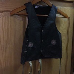 Little girls leather jacket